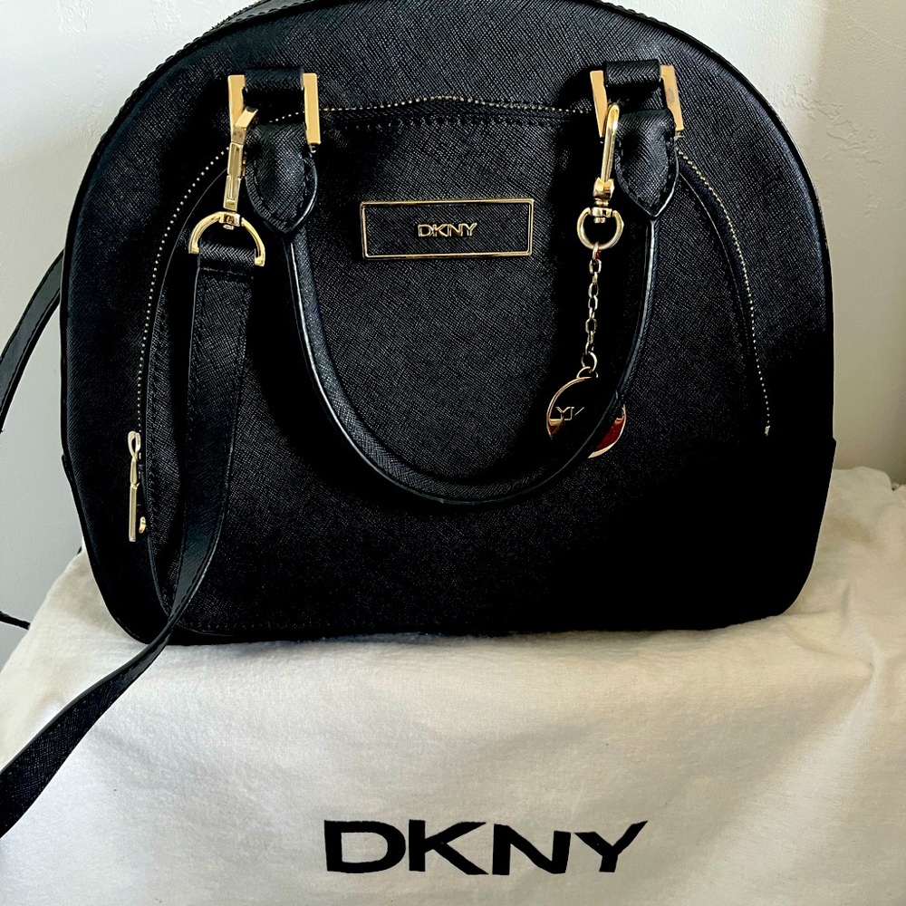 DKNY lather bag